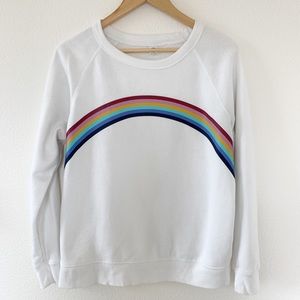 Old Navy rainbow crew-neck sweatshirt